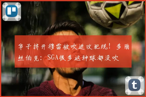 华子挤开穆雷被吹进攻犯规！多丽丝伯克：SGA很多这种球都没吹