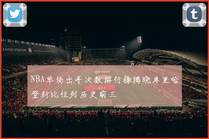 NBA单场出手次数排行榜揭晓库里哈登科比位列历史前三