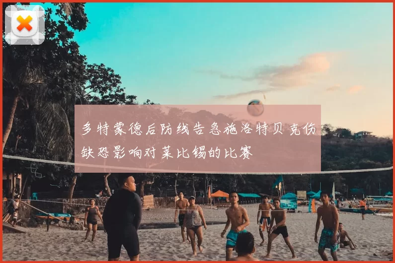 多特蒙德后防线告急施洛特贝克伤缺恐影响对莱比锡的比赛