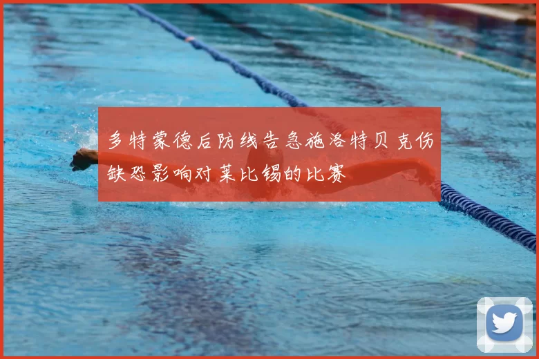 多特蒙德后防线告急施洛特贝克伤缺恐影响对莱比锡的比赛
